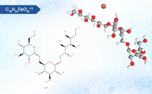 ferric derisomaltose (C18H34FeO16+3)