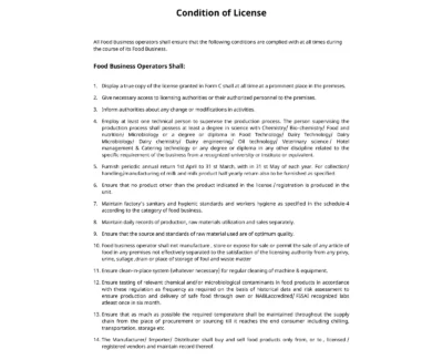 WBCIL Certificate - fssai