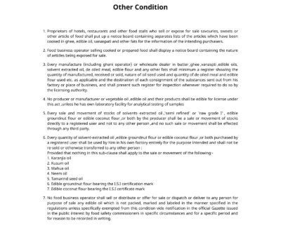 WBCIL Certificate - fssai