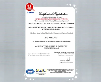 WBCIL Certificate - ISO-9001-2015