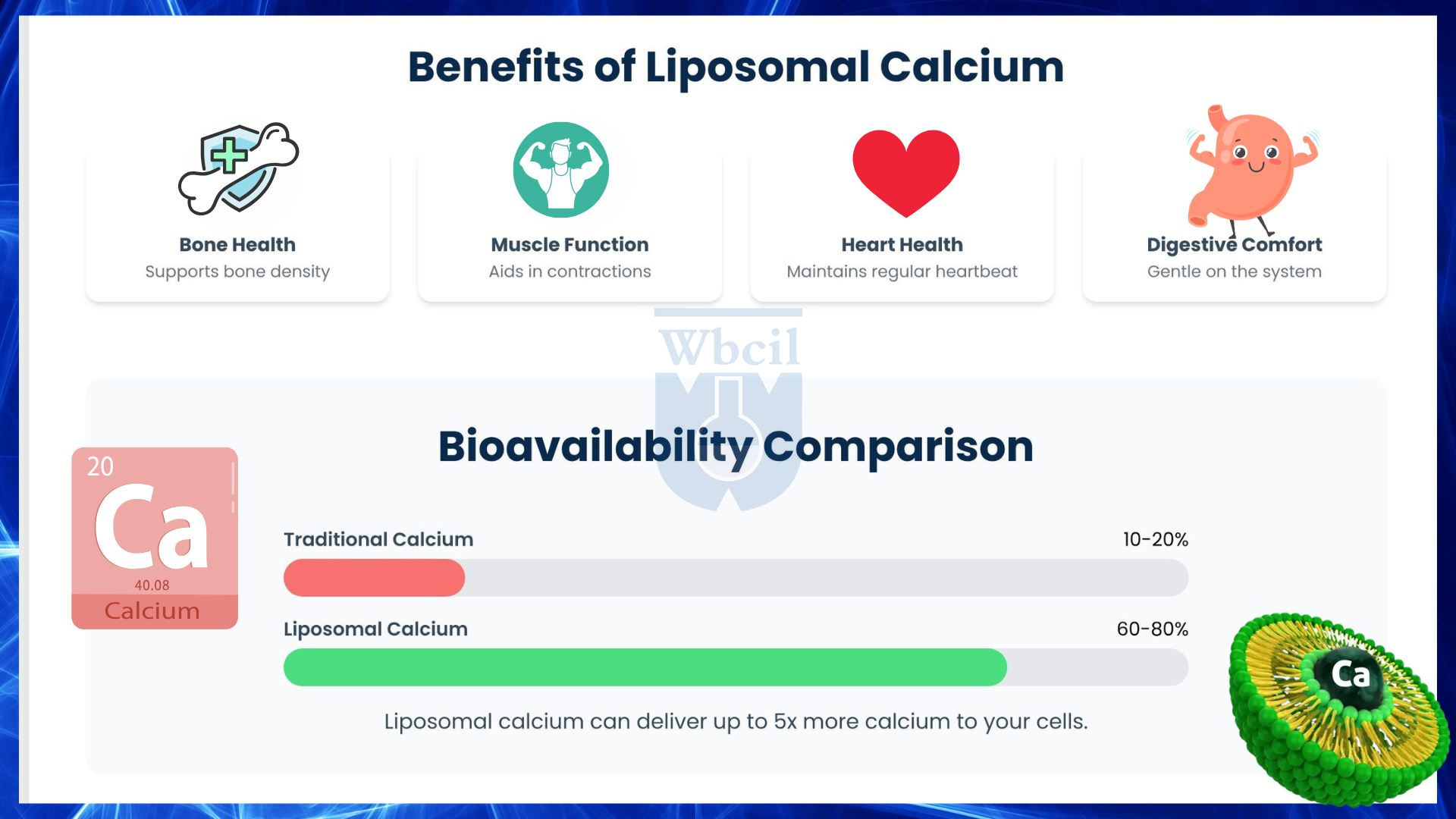 Benefits of Liposomal calcium