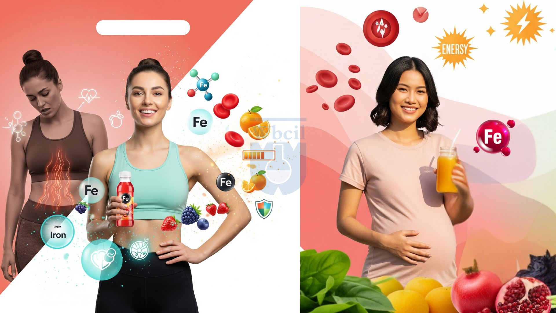 Iron enriched drinks for women