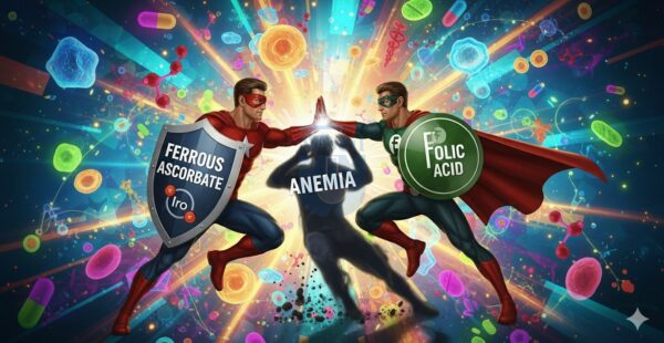 Ferrous Ascorbate and Folic Acid