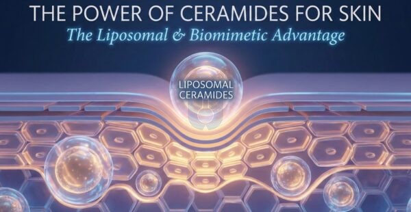 Liposomal ceramides for skin