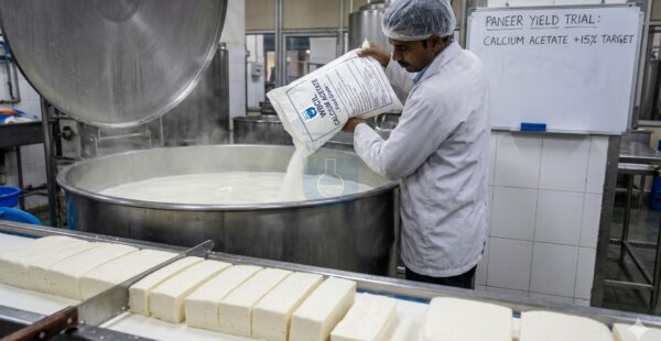 calcium acetate and paneer industry