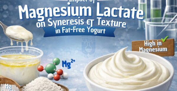 Magnesium lactate in yogurt inudtsry