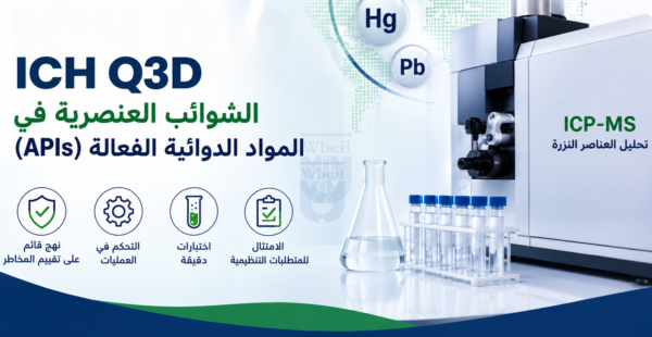 درجات نقاء العناصر وفقًا لمعايير ICH