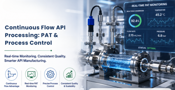 Continuous Flow API Processing PAT & Process Control