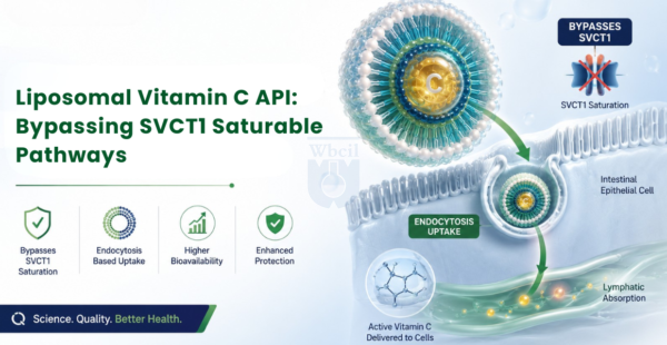 Liposomal Vitamin C API Bypassing SVCT1 Saturable Pathways